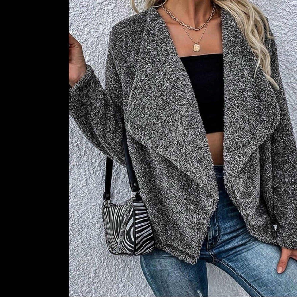 Fuzzy Crop Jacket